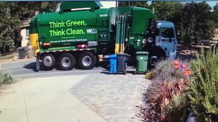 Something Tells Me that the Garbage Truck isn’t Supposed to do That