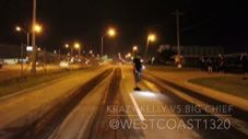 Street Outlaws Big Chief vs Krazy Kelly on the Street of the 405!