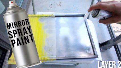 Testing out A MIRROR In a Can? | Mirror Spray Paint