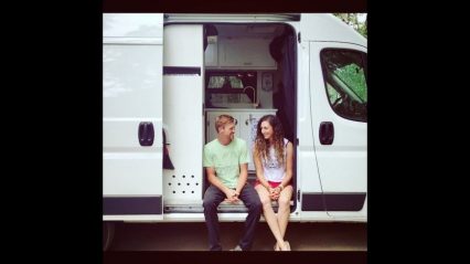This Couple Moved Out and Converted a Small Van into their New Home