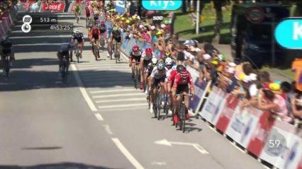 Tour De France Rider Throws an Elbow, Causes a Wreck, & Gets Disqualified for Injuring Another Rider