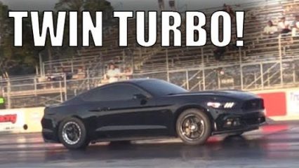 Twin Turbo Coyote Mustang is Nothing Short of a Rocket Ship!