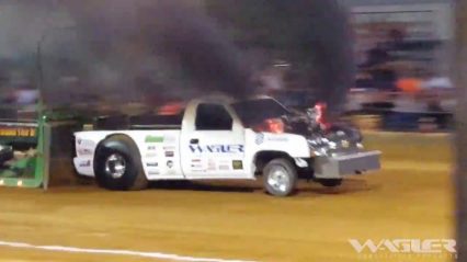 Wagler Diesel’s Monster Shop Truck  Hammers Down and Sprays Flames