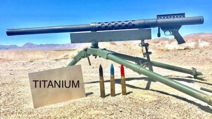 WIll Titanium Stop a 20MM Cannon??? Head to Head Test!