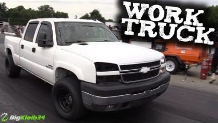 1000+ HP Duramax has Slicks on All 4 Corners and Needs Them!