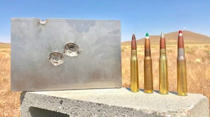 50 CAL vs Titanium At 90 Degrees (Not a good idea AT ALL)