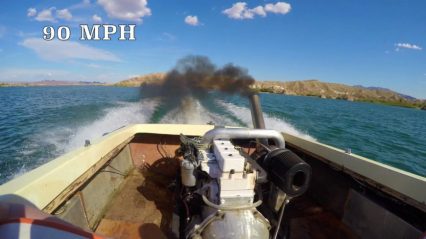 600HP Boosted Cummins V Drive Boat Rolls Coal