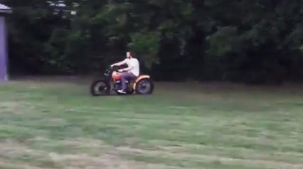 Aaron Kaufman Knocks The Webs Off His 1942 WLA and Teaches New Employee How to Ride!