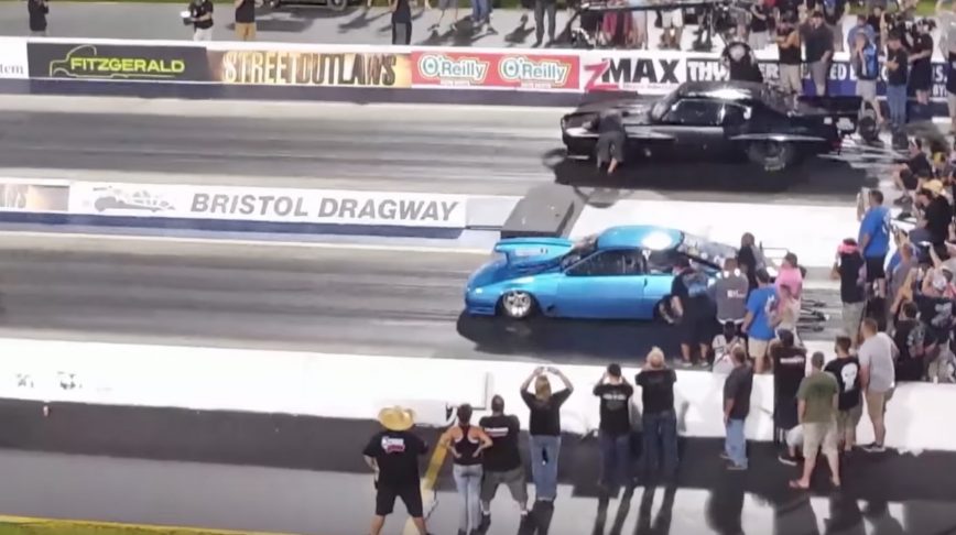 Street Outlaws Big Chief vs Jerry Bird Battle it Out For $100,000 Last Night at Bristol Motor Speedway in TN