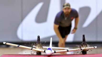 Airplane Trick Shots With Dude Perfect Looks Extremely Fun!