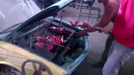 Cadillac DeVille Turned Into a Badass BBQ Smoker
