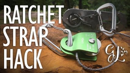 Genius Ratchet Strap Trick! How to Turn a Ratchet Into a Winch 🎥