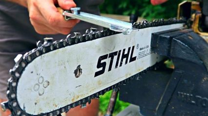 How to Sharpen a Chainsaw!