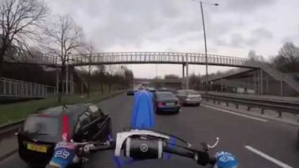 If You Thought Splitting Lanes Was Dangerous You’re in For a Treat… This Guy Takes it to a New Level