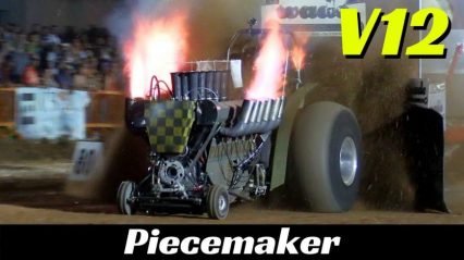 This Tractors Rolls-Royce V12 Engine Makes 1600hp!!! – Epic Flames & Sound!
