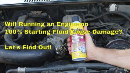 Will Running an Engine on 100% Starting Fluid Cause Damage? Let’s find out!