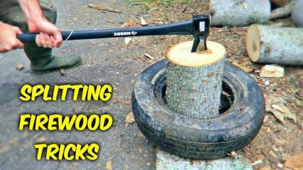 You will Never Split Wood the Same After Watching This!