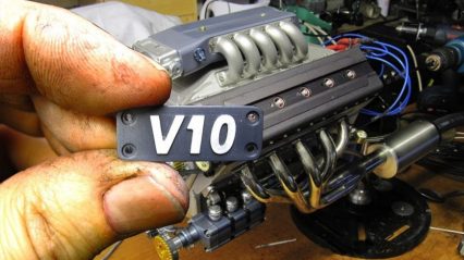 125CC Hand Made Miniature V10 Engine Is An Engineering Masterpiece!