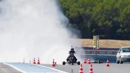 162MPH Water Rocket Trike Does 0-60MPH in 0.55 seconds Pulling 5.1g