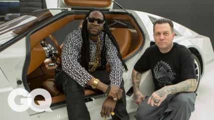 2 Chainz Geeks Out Over a $500K DeLorean by West Coast Customs