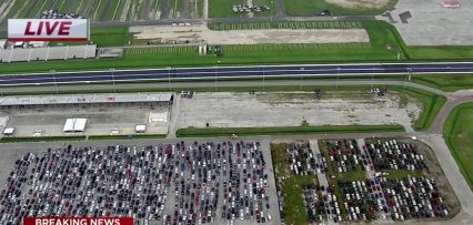 Over 100,000 Non Operational Vehicles Being Sent to Royal Purple Raceway After Hurricane Harvey
