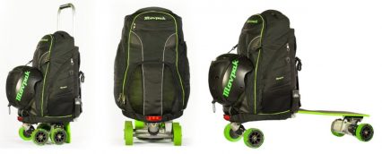 This Genius Backpack Turns Into An Electric Skateboard