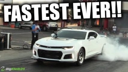 A Brand New Camaro ZL1 is Already out there Setting Records!