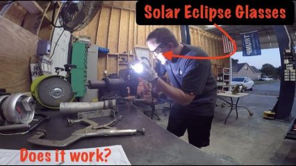 Can you Weld with Paper Solar Eclipse Glasses?
