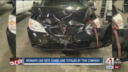 Car Totaled While Being Towed but Nobody Wants to Pay Up