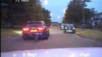 Driver Rams Cop Car Multiple Times in Audi RS6 Wagon… Full Police Chase!