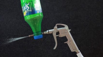 How to Make a Home Made Sand Blaster With a Soda Bottle!