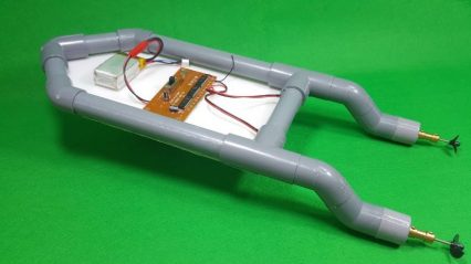 How To Build a RC Boat With Twin Motors Using PVC Pipe