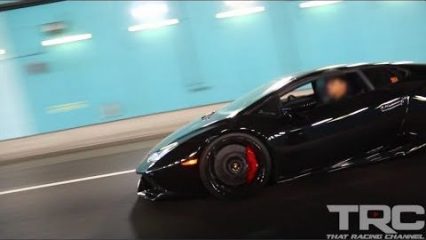 Lamborghini Huracan Surprises Turbo Supra on The Street!