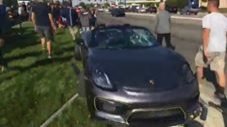 Porsche Crashes into Crowd of People Sending 11 to the Hospital