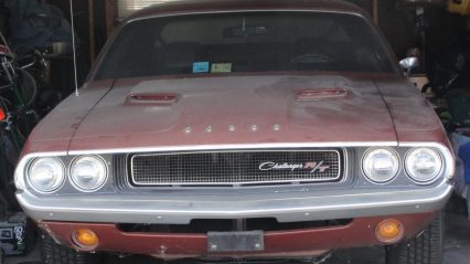 Rare Garage Find: 1970 Dodge Challenger RT in Burnt Orange!