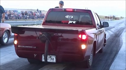 Street Outlaw Tina Pierce Turbo Truck vs Nitrous Nova… Hinton Street Races