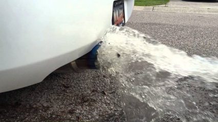 First Start Involves Lots Of Puked Up Water! Subaru STi Survives Flood