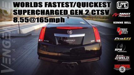 The Fastest And Quickest Supercharged 2nd Gen CTS-V in the World!