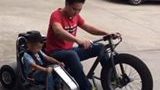 This Drift Trike has one Key Modification so Father and Son can Rock Together