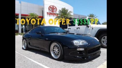 This Is How much Money a Toyota Dealer Offered For a 800hp Supra!