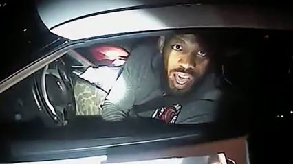 Uncut Footage of UFC Fighter Jon Jones Getting Pulled Over!