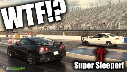 Watching this Civic Race a GT-R and Nitrous Camaro Will Plant You Back in your Seat