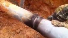Welding a Live Gas Main while it’s Going Up in Flames, How’s that for a Dangerous Job?