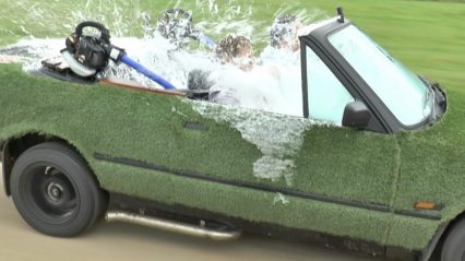 YouTuber Builds The Ultimate Spa Day Car, a Drivable Hot Tub