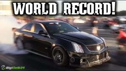 1600 HP CTS-V Hunts Down the World Record, New Fastest V in the World!