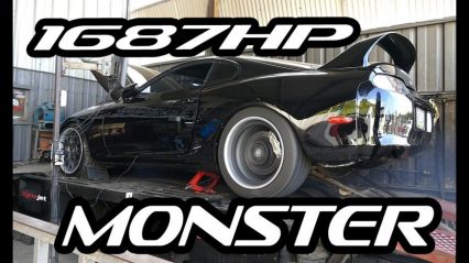 1687WHP Monster Toyota Supra Brutal Dyno Runs