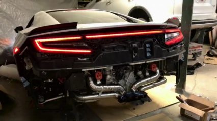 2017 NSX Has First and Only Titanium Exhaust, Armytrix Cold Start and Revs