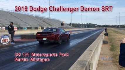 2018 Dodge Challenger SRT Demon Gets Driven Down the Quarter Mile