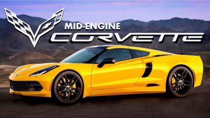 Test Drivers Scramble to Cover the New 2019 Mid-Engine Chevrolet Corvette C8 After Photographers Spot it on the Streets!