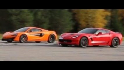 659 HP Chevrolet Corvette Z06 7-speed manual vs 570 HP McLaren 570S Coupé